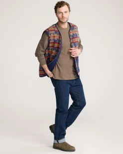 Pendleton MEN'S UK HARDING REVERSIBLE QUILTED VEST NAVY Online