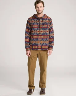 Pendleton MEN'S UK HARDING CHAMOIS HOODIE NAVY Best
