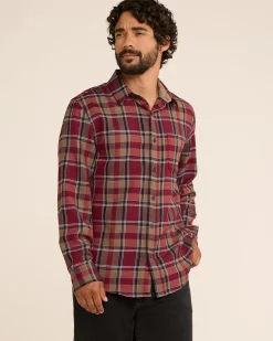 Pendleton MEN'S PLAID MERINO LODGE SHIRT REGULAR Fashion
