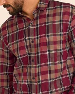 Pendleton MEN'S PLAID MERINO LODGE SHIRT REGULAR Fashion