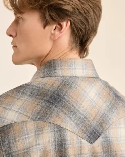 Pendleton MEN'S PLAID SNAP-FRONT WESTERN CANYON SHIRT REGULAR Hot