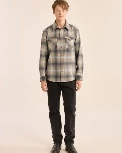Pendleton MEN'S PLAID SNAP-FRONT WESTERN CANYON SHIRT REGULAR Hot