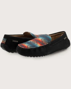 Pendleton MEN'S SALTILLO SUNSET SLIPPERS BLACK Discount