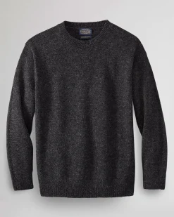 Pendleton MEN'S SHETLAND COLLECTION SWEATER BLACK HEATHER Hot