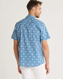 Pendleton MEN'S SHORELINE COTTON SHIRT BLUE HARDING Best