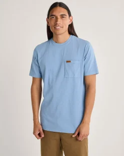 Pendleton MEN'S SHORT-SLEEVE DESCHUTES POCKET TEE MIST BLUE Best