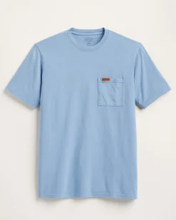 Pendleton MEN'S SHORT-SLEEVE DESCHUTES POCKET TEE MIST BLUE Best