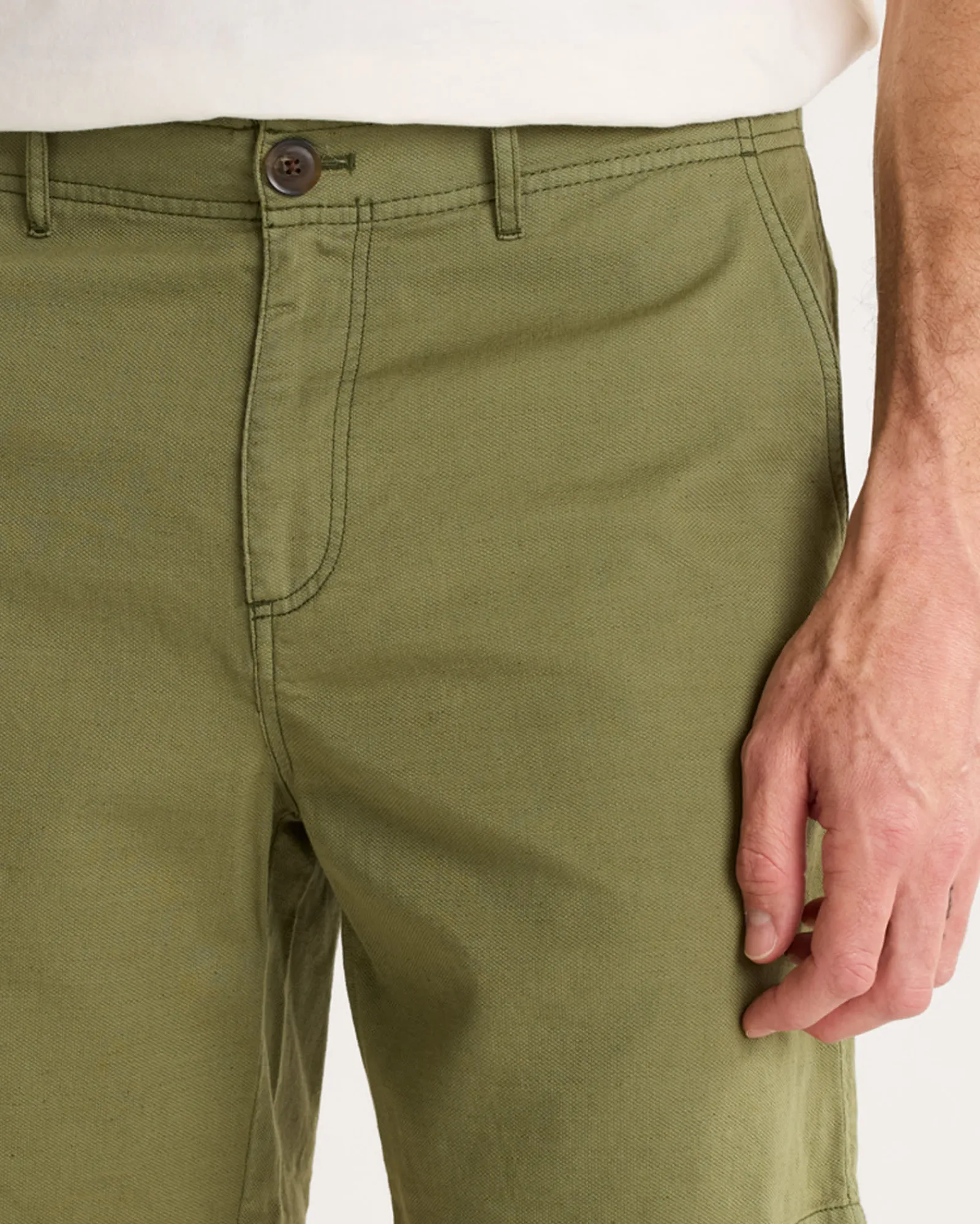 Pendleton MEN'S SKYLER COTTON/LINEN SHORTS GREEN Online