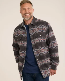 Pendleton MEN'S SOLSTICE CANYON DOUBLESOFT SHERPA-LINED SHIRT JACKET REGULAR Clearance