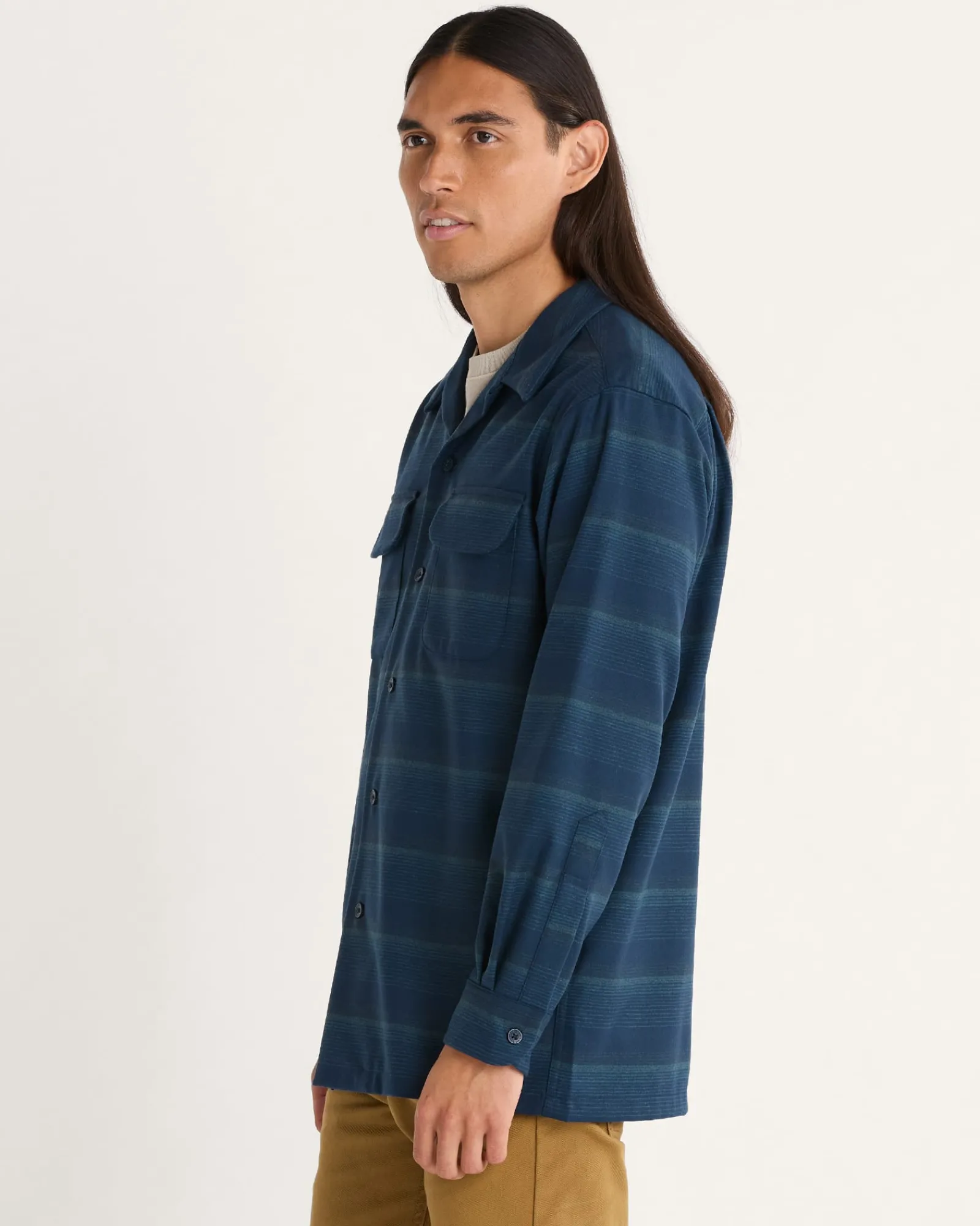 Pendleton MEN'S STRIPE BOARD SHIRT BLUE STRIPE Fashion