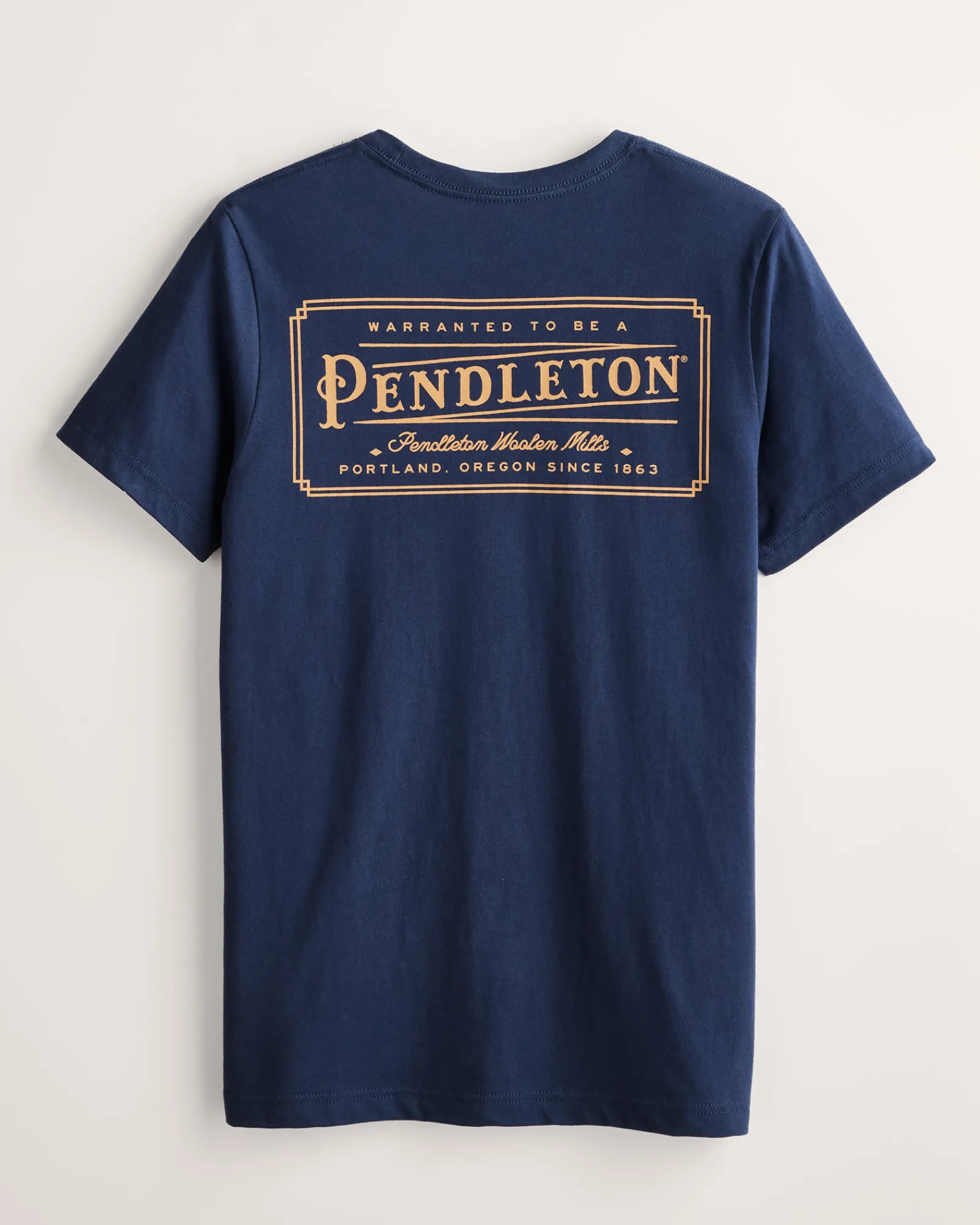 Pendleton MEN'S VINTAGE LOGO GRAPHIC TEE NAVY/GOLD New
