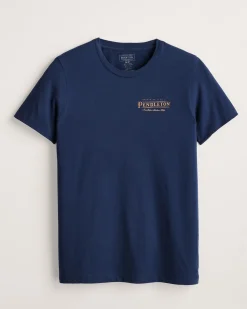 Pendleton MEN'S VINTAGE LOGO GRAPHIC TEE NAVY/GOLD New