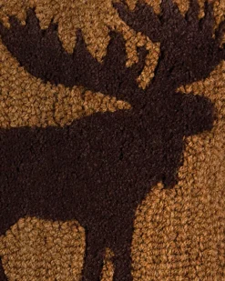 Pendleton MOOSE HOOKED SQUARE PILLOW ONE SIZE Discount