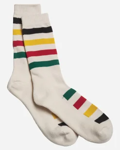 Pendleton NATIONAL PARK STRIPE CREW SOCKS GLACIER PARK Fashion