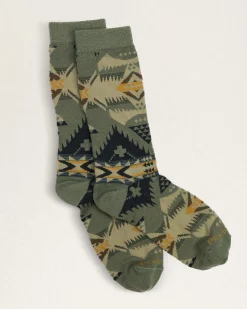 Pendleton NEHALEM CREW SOCKS SAGE MULTI Sale