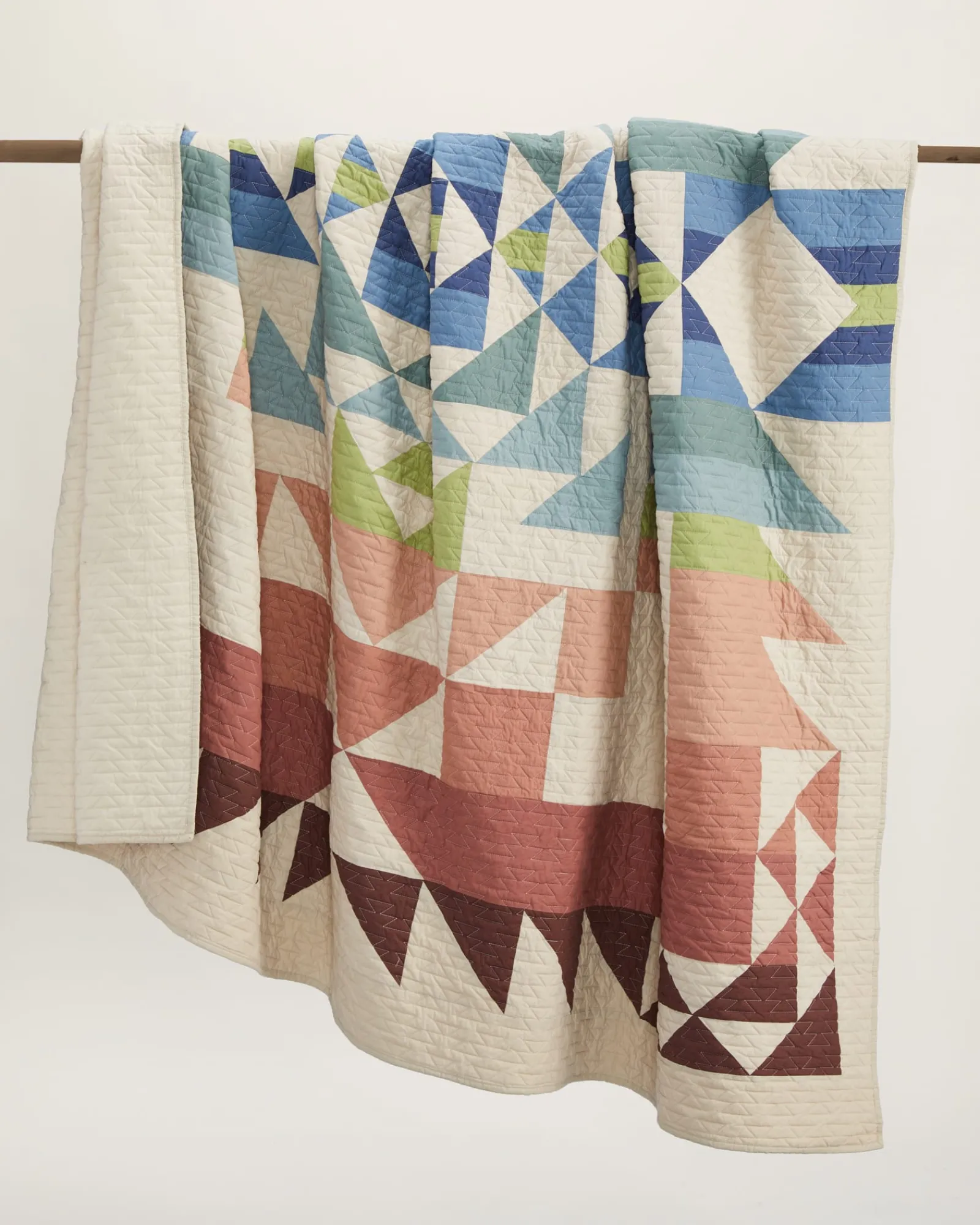 Pendleton OPAL SPRINGS PIECED QUILT SET TAN MULTI Fashion
