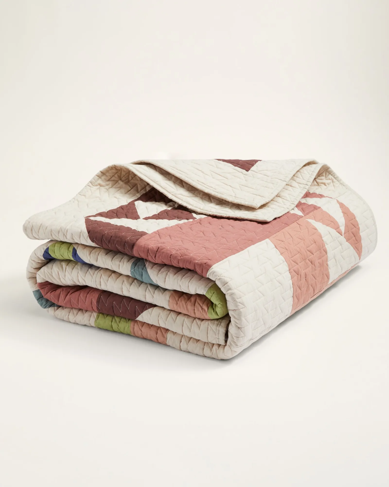 Pendleton OPAL SPRINGS PIECED QUILT SET TAN MULTI Fashion