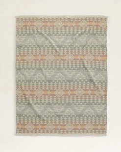 Pendleton ORGANIC COTTON FRINGED THROW ONE SIZE Outlet
