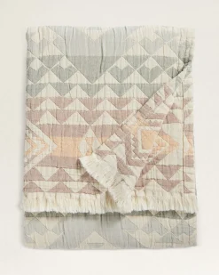 Pendleton ORGANIC COTTON FRINGED THROW ONE SIZE Outlet