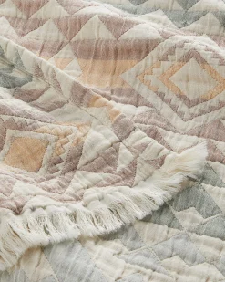 Pendleton ORGANIC COTTON FRINGED THROW ONE SIZE Outlet