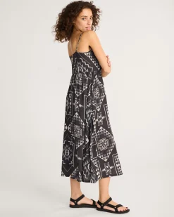 Pendleton OXBOW STRAPPY MAXI DRESS BLACK/WHITE Hot
