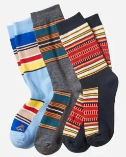 Pendleton 3-PACK NATIONAL PARK SOCKS GIFT BOX ACADIA/OLYMPIC/YOSEMITE Fashion