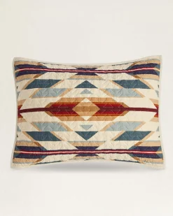 Pendleton PRAIRIE SPRINGS PRINTED COVERLET SET TAN MULTI Best