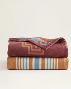 Pendleton SAN MARINO/STRIPE ORGANIC COTTON THROW GIFT PACK ONE SIZE Sale