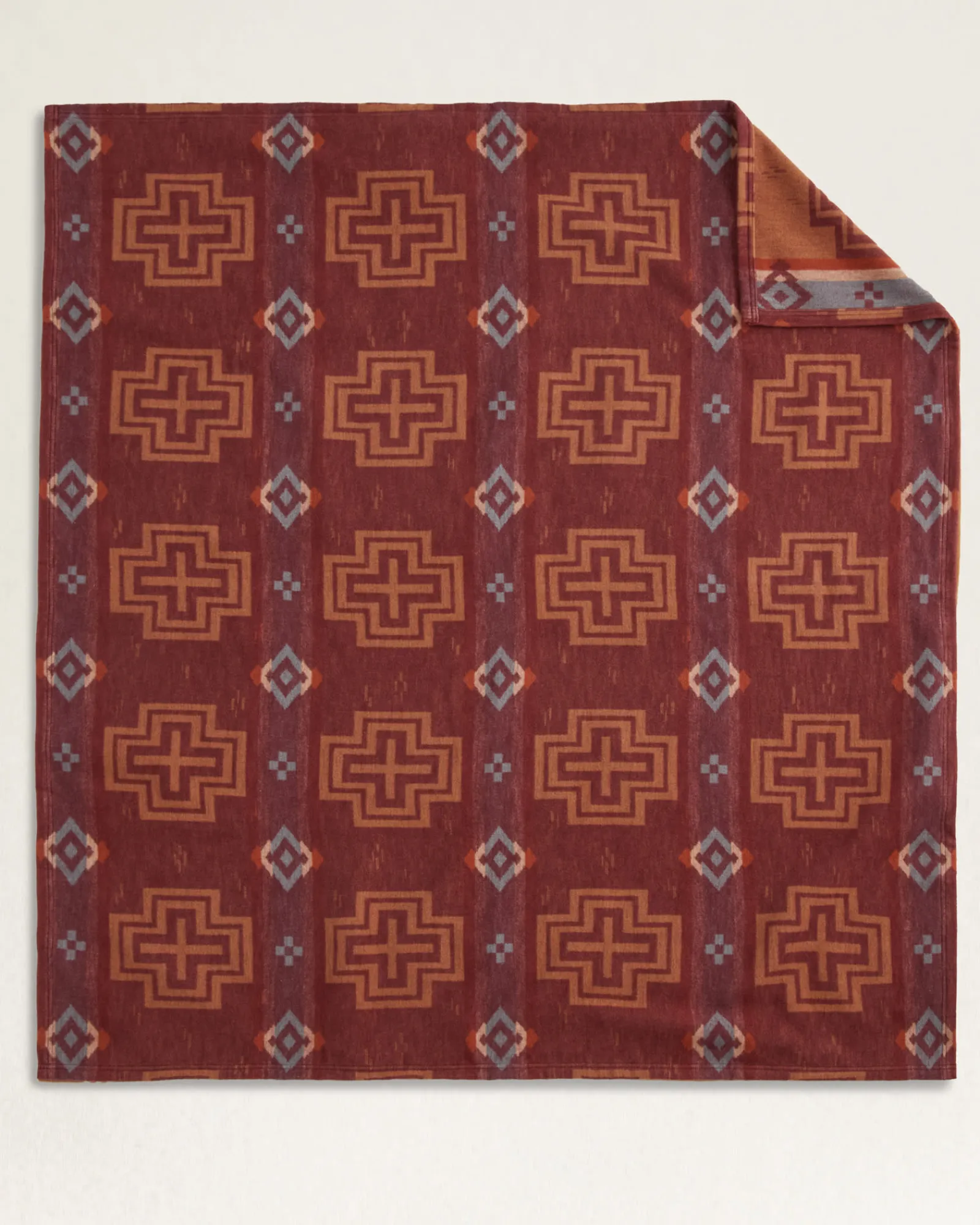 Pendleton SAN MARINO/STRIPE ORGANIC COTTON THROW GIFT PACK ONE SIZE Sale