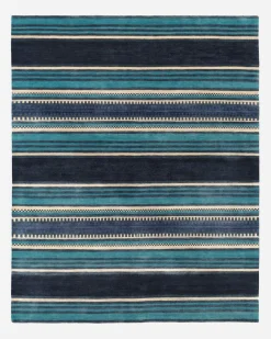 Pendleton SERAPE STRIPE RUG BLUE Best