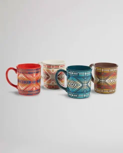 Pendleton SMITH ROCK MUGS, SET OF 4 ONE SIZE New