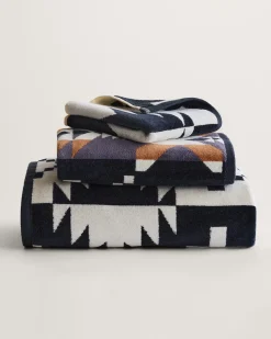 Pendleton SPIDER ROCK TOWEL COLLECTION BLACK/WHITE Fashion