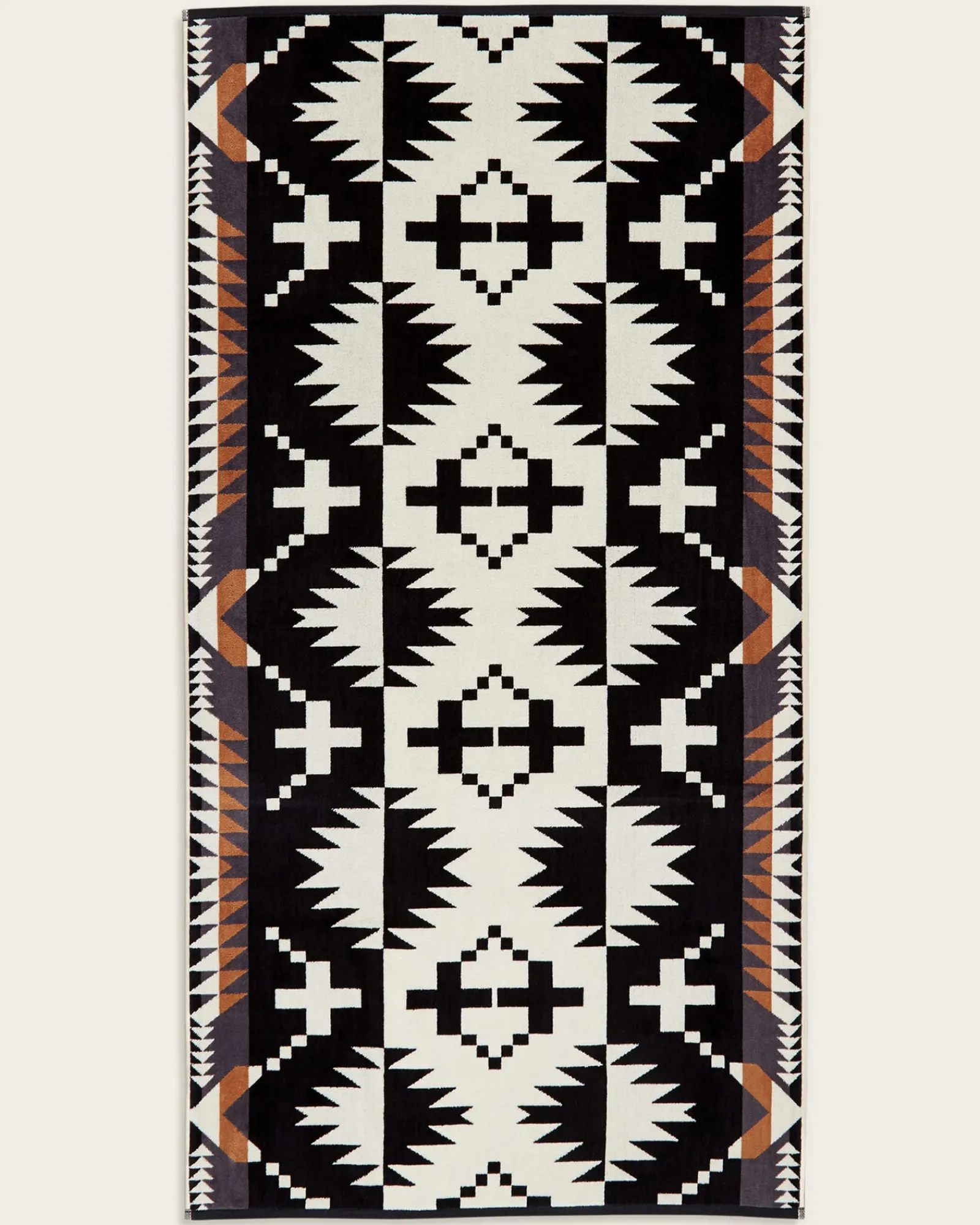 Pendleton SPIDER ROCK TOWEL COLLECTION BLACK/WHITE Fashion