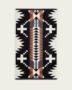 Pendleton SPIDER ROCK TOWEL COLLECTION BLACK/WHITE Fashion