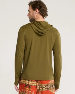 Pendleton SURF UNISEX LONG-SLEEVE RASHGUARD DARK OLIVE Discount