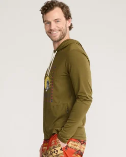 Pendleton SURF UNISEX LONG-SLEEVE RASHGUARD DARK OLIVE Discount