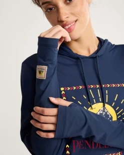 Pendleton SURF UNISEX LONG-SLEEVE RASHGUARD DRESS BLUES Fashion