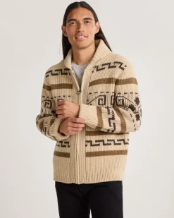 Pendleton THE ORIGINAL WESTERLEY MEN'S SWEATER TAN/BROWN Online