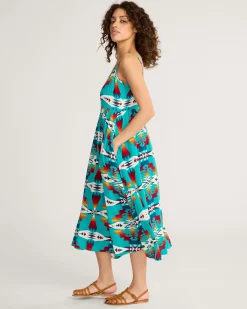 Pendleton TUCSON STRAPPY MAXI DRESS TURQUOISE Discount