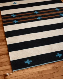 Pendleton TURQUOISE CROSSES RUG CREAM/BLUE Hot