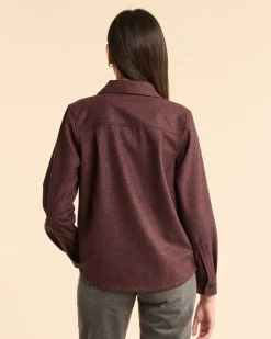 Pendleton WOMEN'S BOARD SHIRT BURGUNDY/NAVY MIX Sale