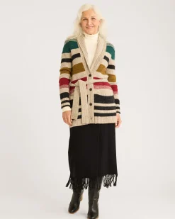 Pendleton WOMEN'S CAMP STRIPE CARDIGAN MISSES Fashion