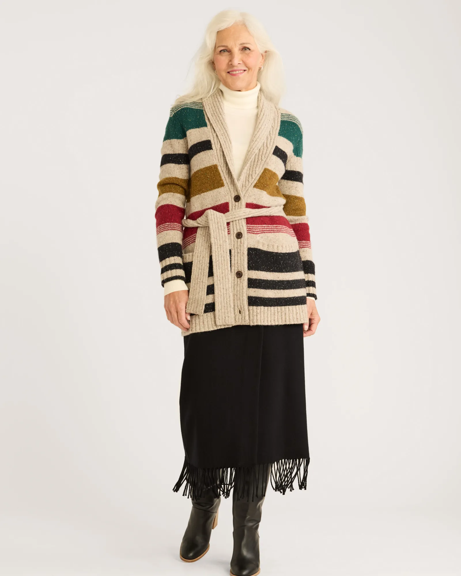 Pendleton WOMEN'S CAMP STRIPE CARDIGAN MISSES Fashion