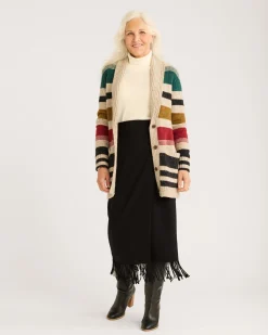 Pendleton WOMEN'S CAMP STRIPE CARDIGAN MISSES Fashion