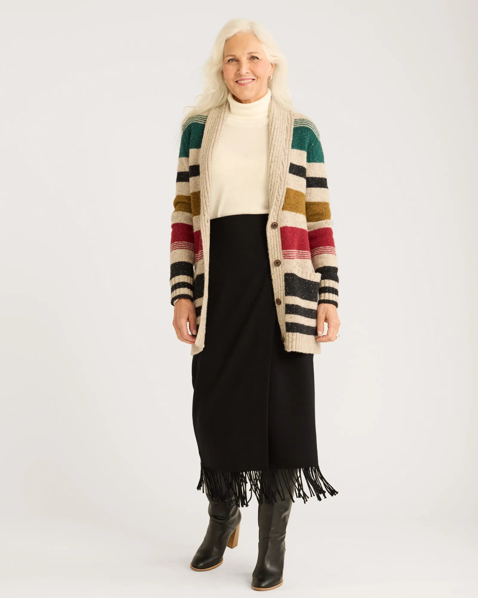 Pendleton WOMEN'S CAMP STRIPE CARDIGAN MISSES Fashion