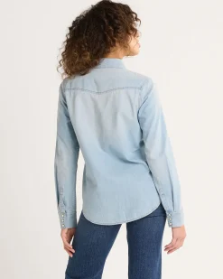 Pendleton WOMEN'S CHAMBRAY GAMBLER SHIRT MISSES Fashion