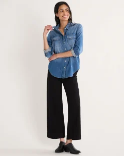 Pendleton WOMEN'S CHAMBRAY GAMBLER SHIRT MISSES Best