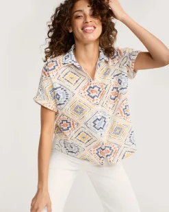 Pendleton WOMEN'S COTTON GAUZE SHIRT HARDING BANDANA PRINT Online