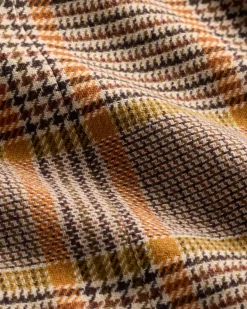 Pendleton WOMEN'S DAVIS GLEN PLAID WOOL BLAZER TAN/BROWN Clearance