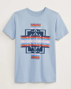 Pendleton WOMEN'S GRAPHIC TEE BLUE CHIEF JOSEPH New